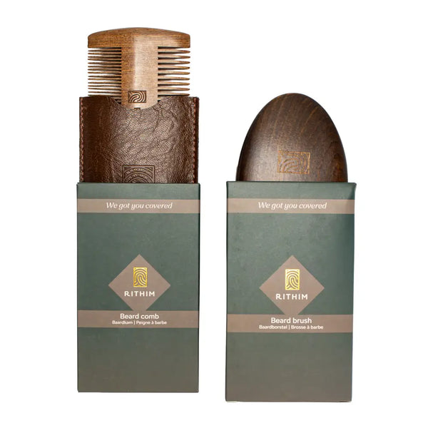 Beard Brush & Comb Set
